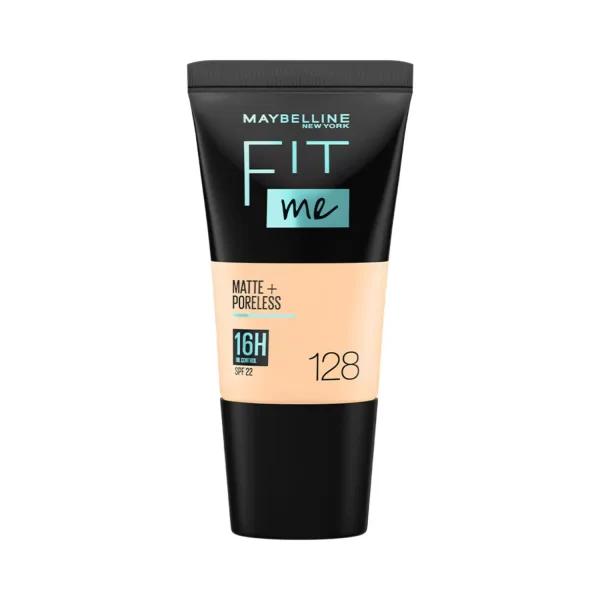 Maybelline New York Fit Me Liquid Foundation Tube Spf 22 128 Warm Nude 1