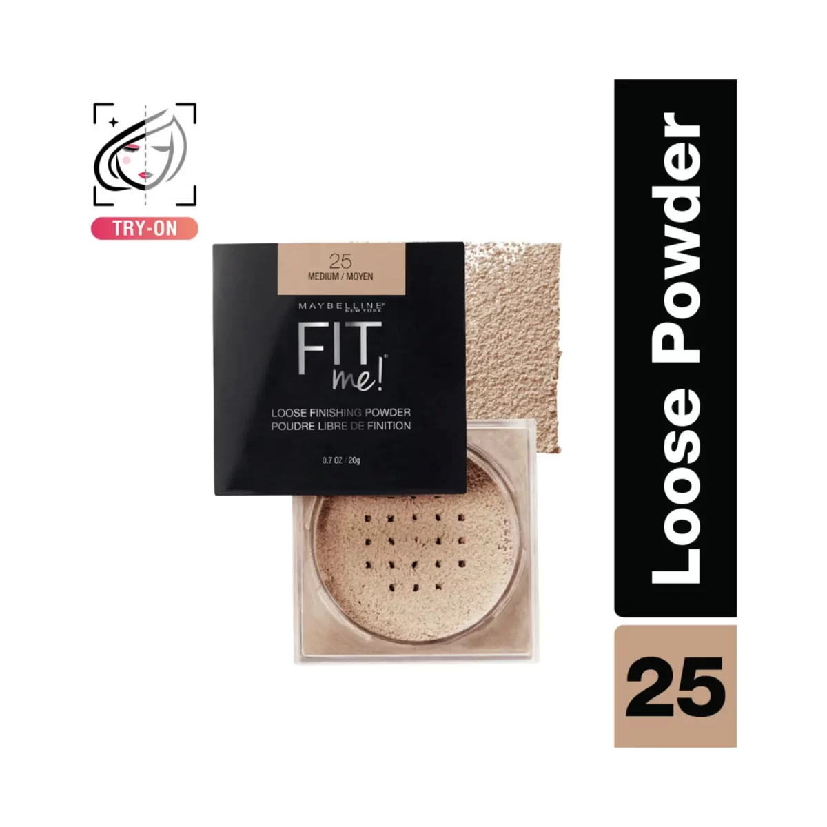 Maybelline New York Fit Me Loose Finishing Powder 25 Medium 1