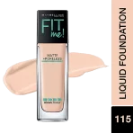 Maybelline New York Fit Me Matte + Poreless Liquid Foundation 115 Ivory 2