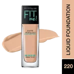 Maybelline New York Fit Me Matte + Poreless Liquid Foundation 220 Natural Beige 2