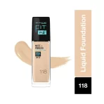 Maybelline New York Fit Me Matte + Poreless Liquid Foundation Spf 22 118 Light Beige 2