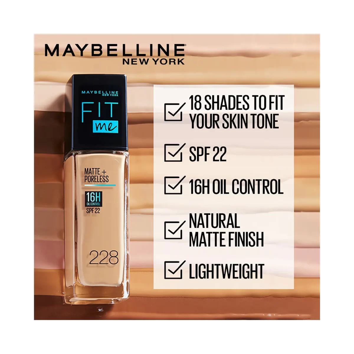 Maybelline New York Fit Me Matte + Poreless Liquid Foundation Spf 22 137 Golden Tan 3