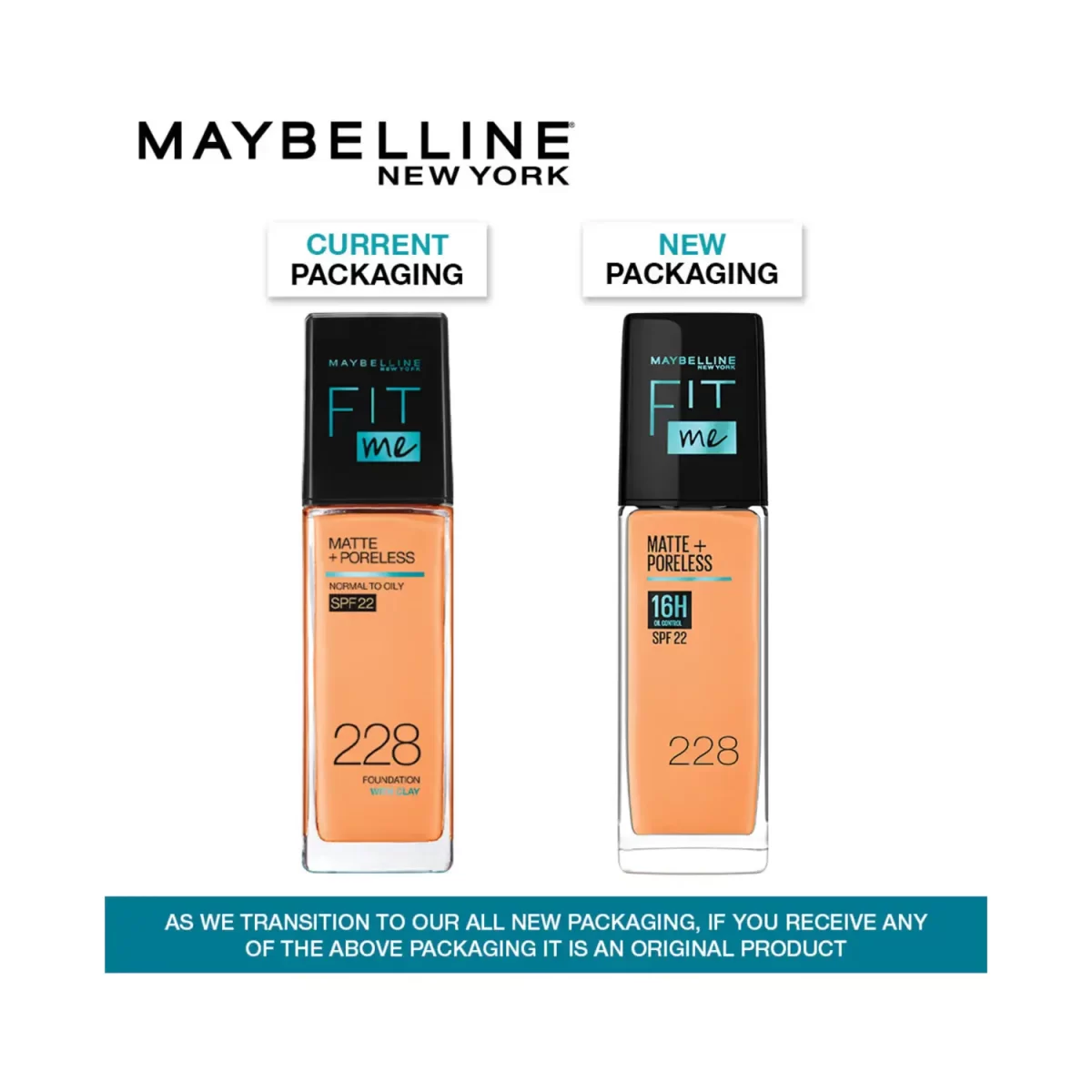 Maybelline New York Fit Me Matte + Poreless Liquid Foundation Spf 22 228 Soft Tan V4