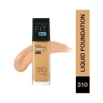 Maybelline New York Fit Me Matte + Poreless Liquid Foundation Spf 22 310 Sun Beige 1