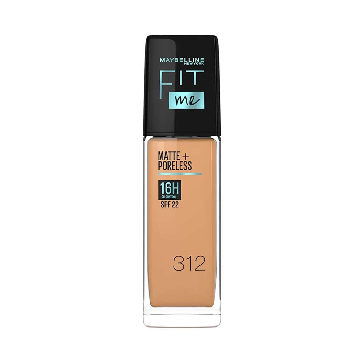 Maybelline New York Fit Me Matte + Poreless Liquid Foundation Spf 22 312 Golden 4