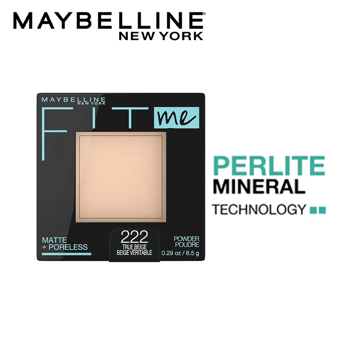 Maybelline New York Fit Me Matte + Poreless Powder 222 True Beige 3