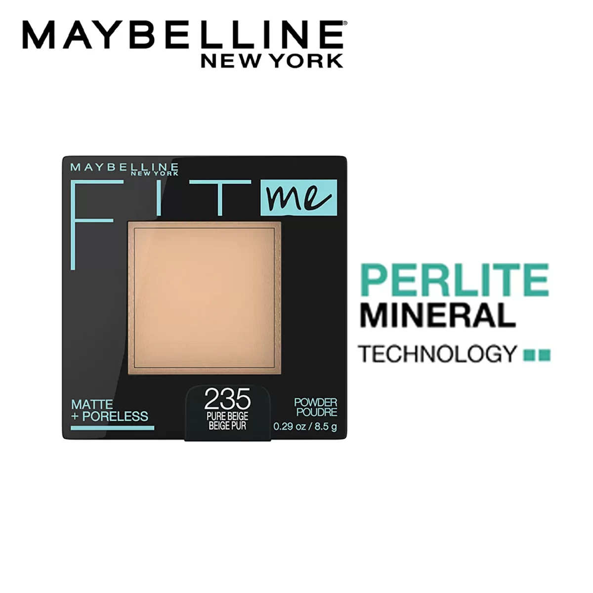 Maybelline New York Fit Me Matte + Poreless Powder 235 Pure Beige 3