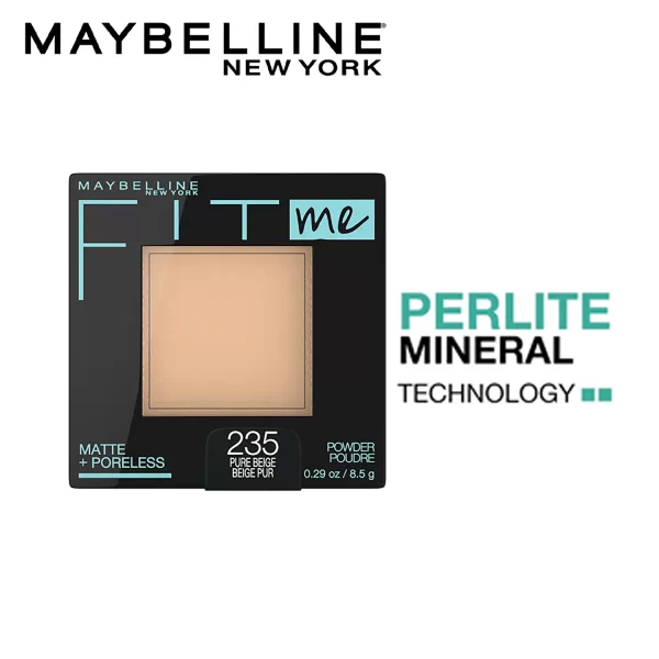 Maybelline New York Fit Me Matte + Poreless Powder 235 Pure Beige 3