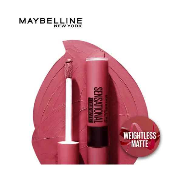 Maybelline New York Sensational Liquid Matte Lipstick 04 Easy Berry 2