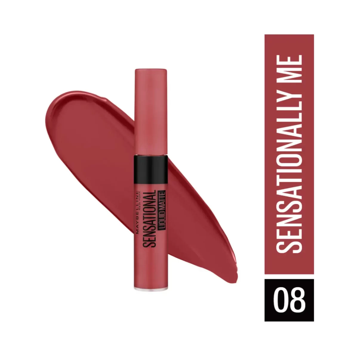 Maybelline New York Sensational Liquid Matte Lipstick 08 Sensationally Me 1