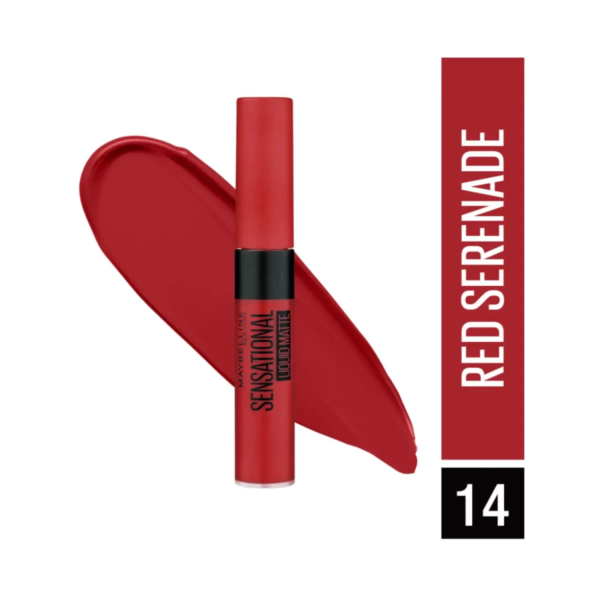 Maybelline New York Sensational Liquid Matte Lipstick 14 Red Serenade 1