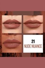 Maybelline New York Sensational Liquid Matte Lipstick 21 Nude Nuance 3