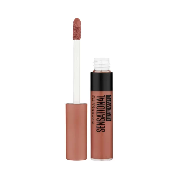 Maybelline New York Sensational Liquid Matte Lipstick Nu01 Bare It All 2