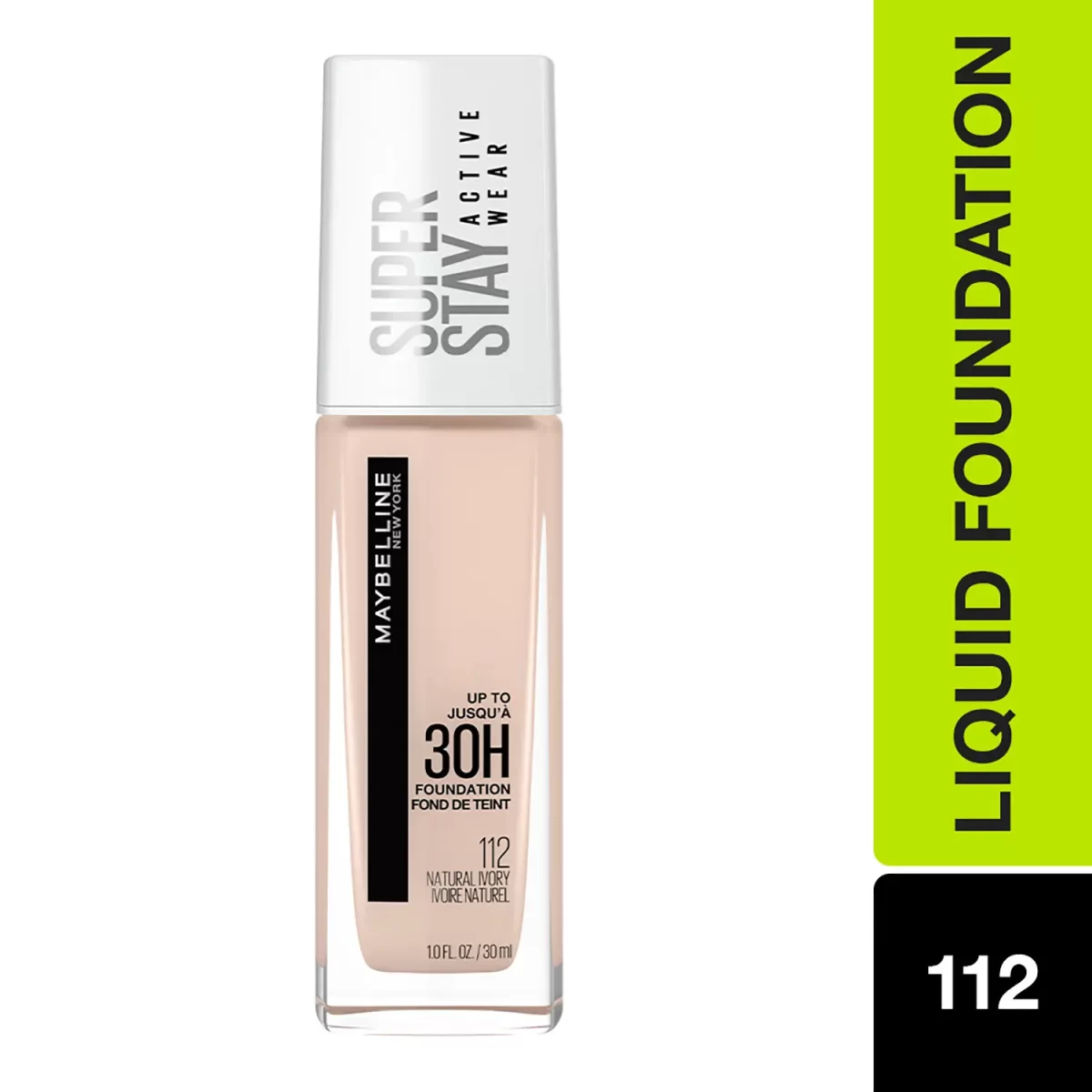 Maybelline New York Super Stay 24h Full Coverage Liquid Foundation 112 Natural Ivory