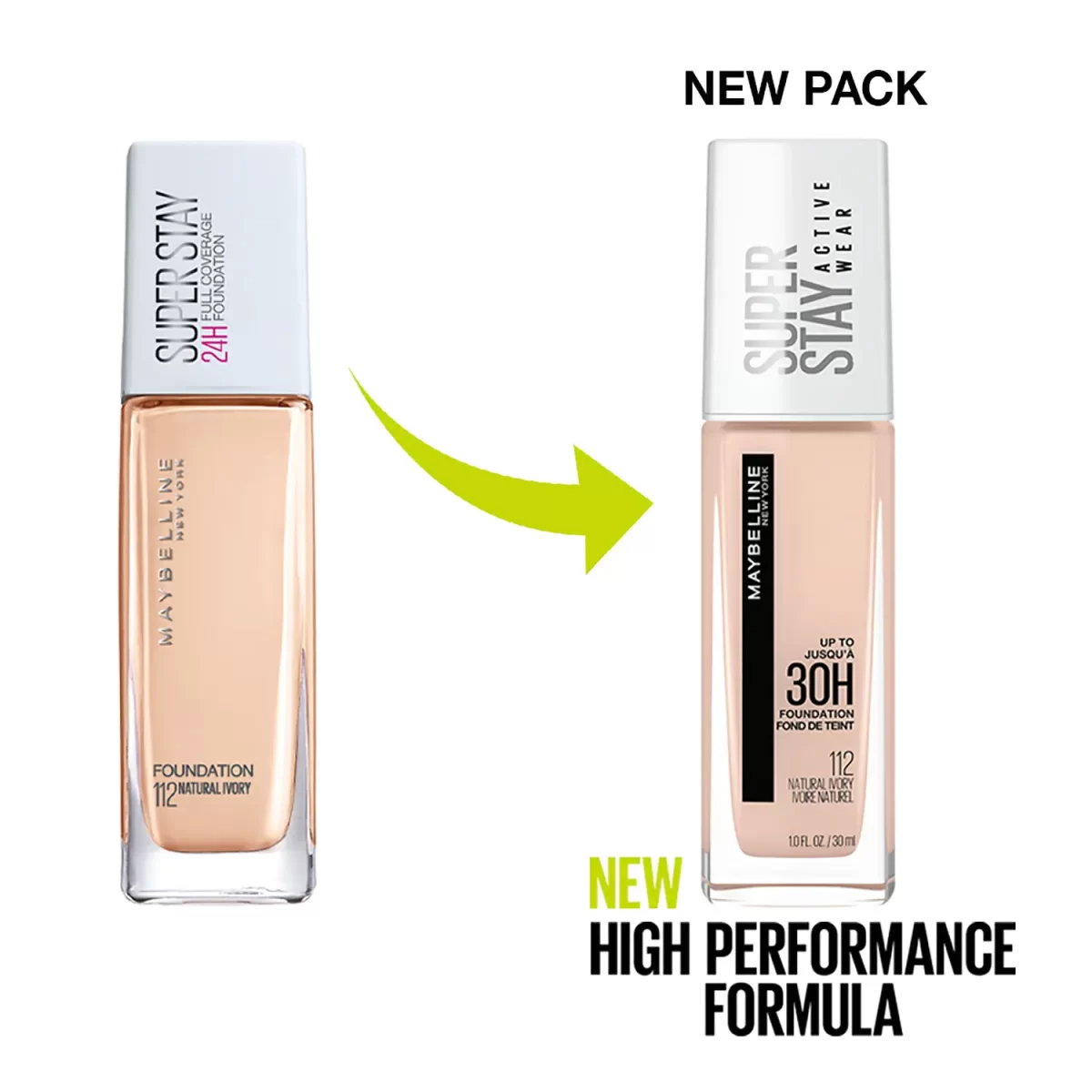 Maybelline New York Super Stay 24h Full Coverage Liquid Foundation 112 Natural Ivory 3