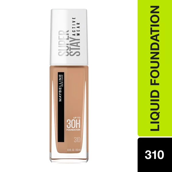 Maybelline New York Super Stay 24h Full Coverage Liquid Foundation 310 Sun Beige