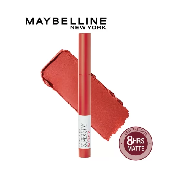 Maybelline New York Super Stay Ink Crayon Lipstick 40 Laugh Louder 2