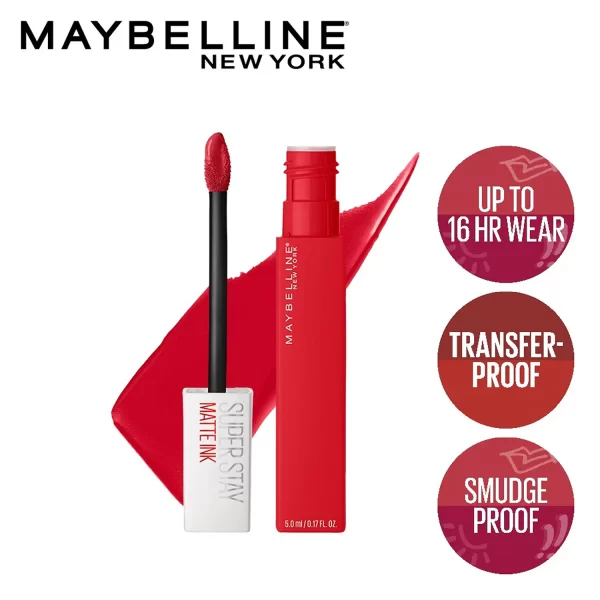 Maybelline New York Super Stay Matte Ink Liquid Lipstick 220 Ambitious 2