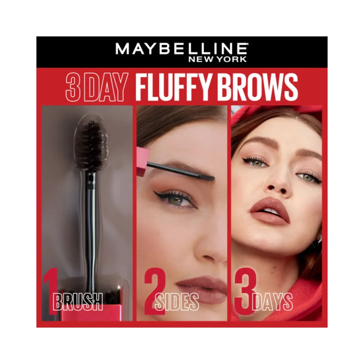 Maybelline New York Tattoo Brow 3 Day Styling Brow Gel Deep Brown 3