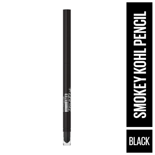 Maybelline New York Tattoostudio Smokey Eye Kohl Gel Pencil Eyeliner Smokey Black 2