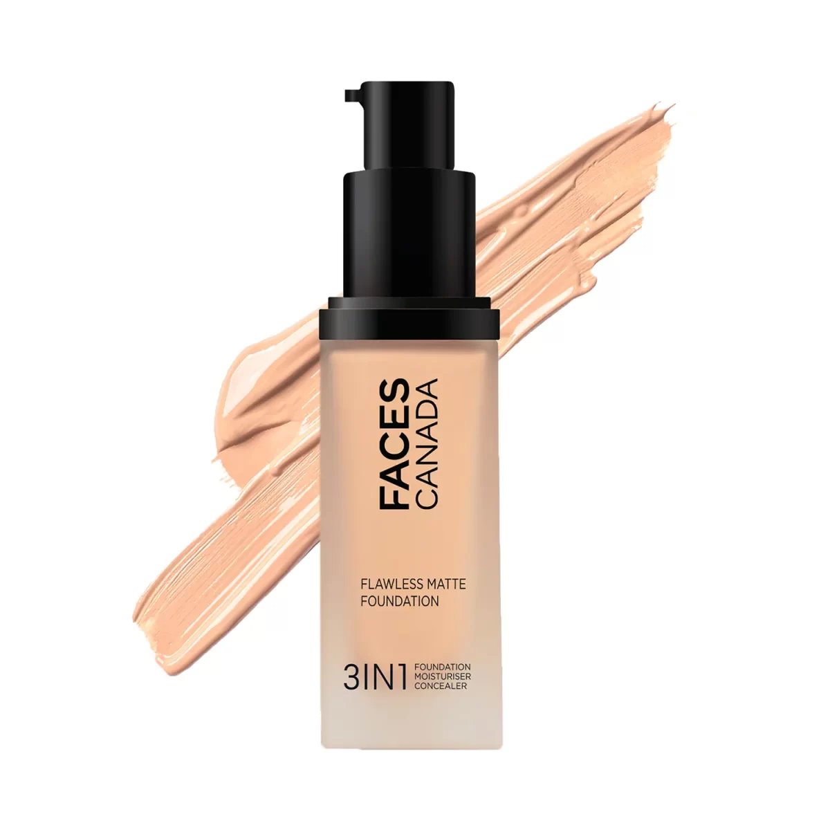 Faces Canada 3 In 1 Flawless Matte Foundation Spf 18 011 Rose Ivory 2