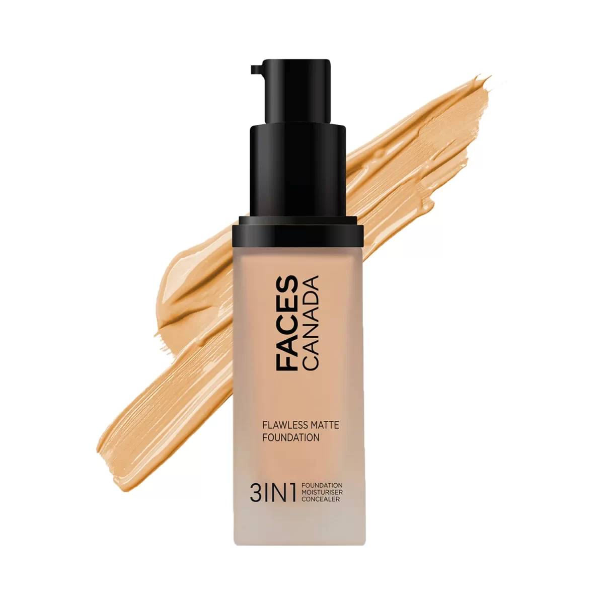 Faces Canada 3 In 1 Flawless Matte Foundation Spf 18 023 Caramel Natural 2