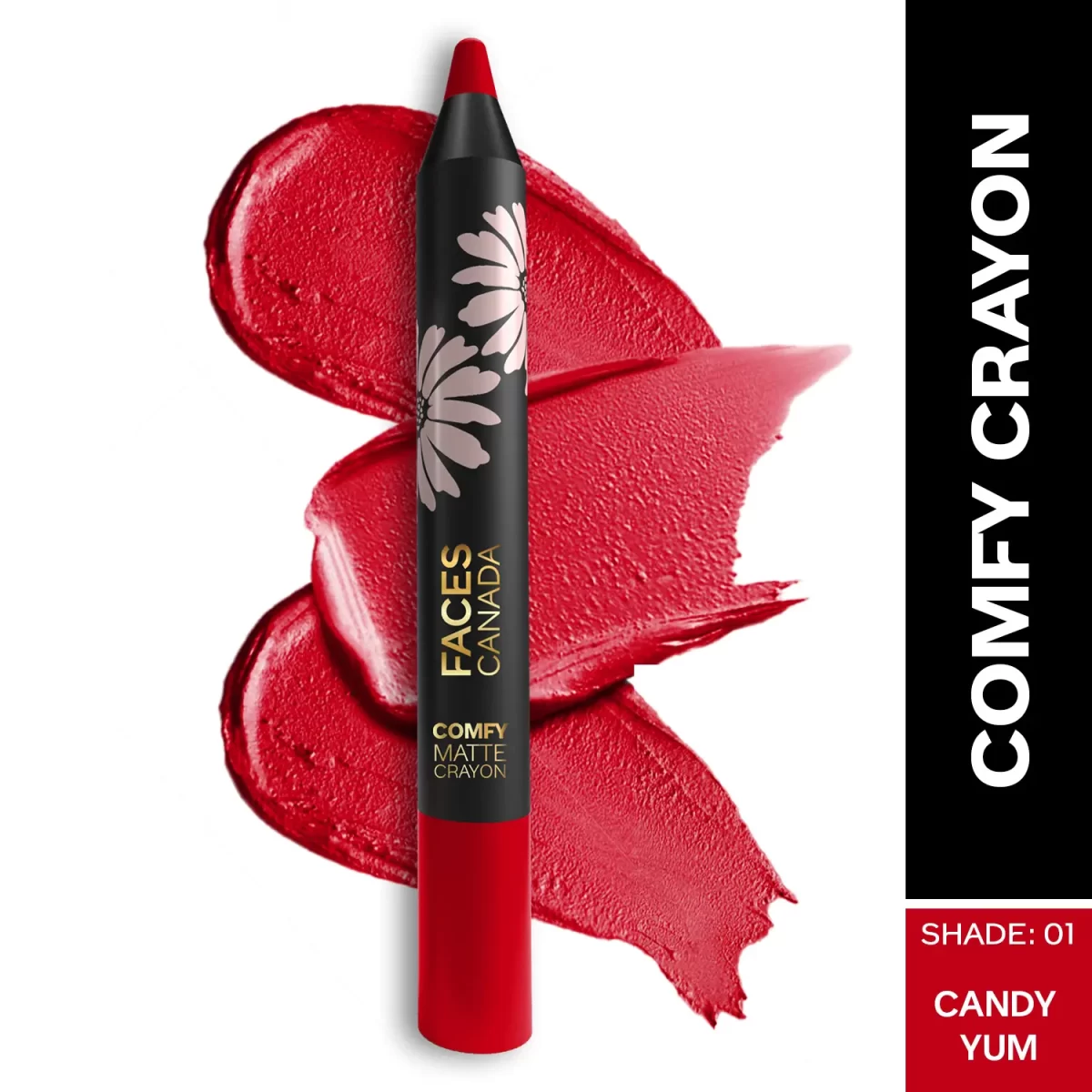 Faces Canada Comfy Matte Crayon 01 Candy Yum 1