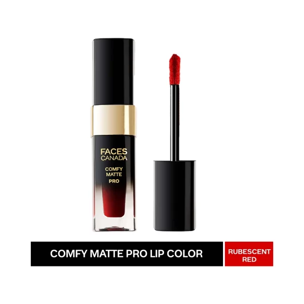 Faces Canada Comfy Matte Pro Liquid Lipstick 04 Rubescent Red