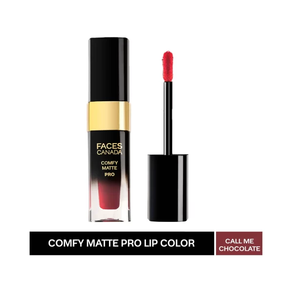 Faces Canada Comfy Matte Pro Liquid Lipstick 07 Call Me Chocolate 2