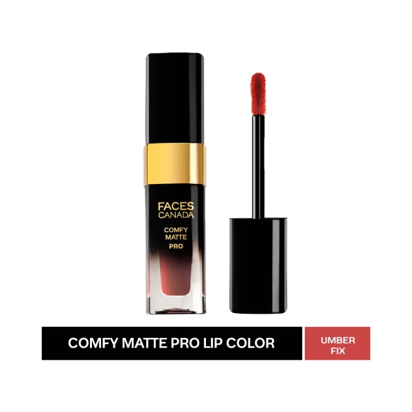 Faces Canada Comfy Matte Pro Liquid Lipstick 10 Umber Fix 1