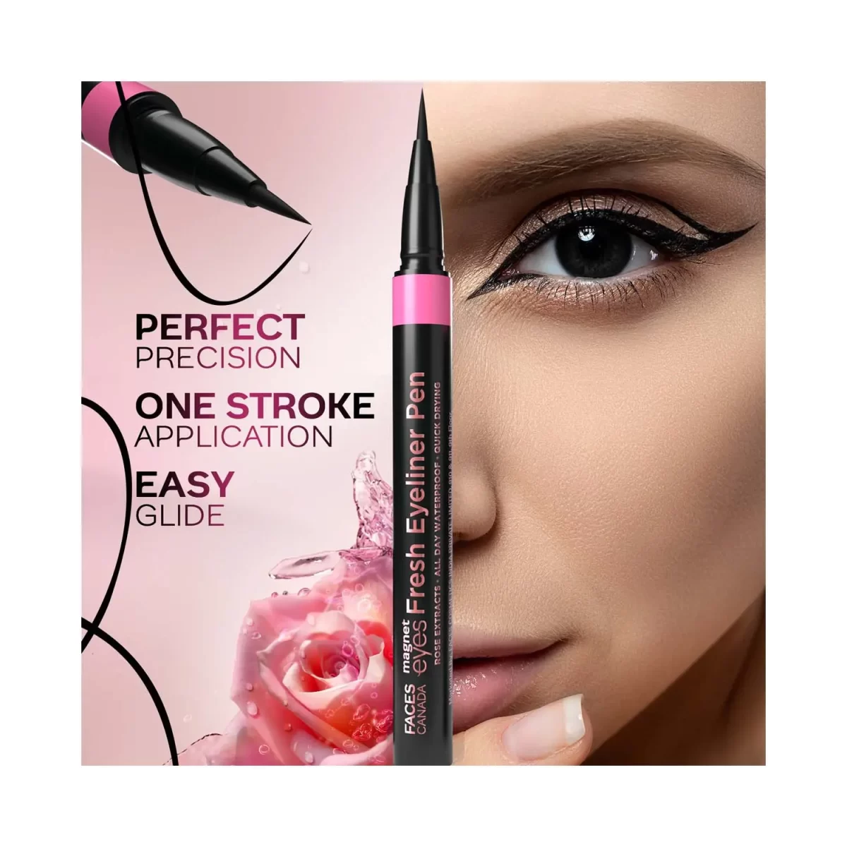 Faces Canada Magneteyes Fresh Eyeliner Pen Black D