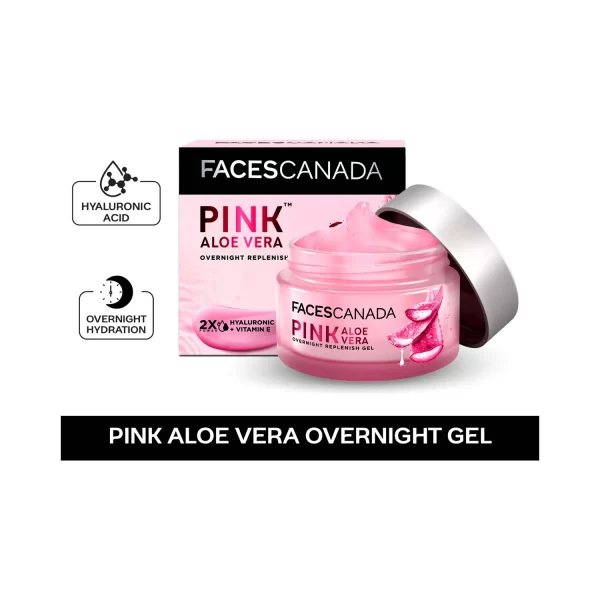 Faces Canada Pink Aloe Vera Overnight Replenish Gel B