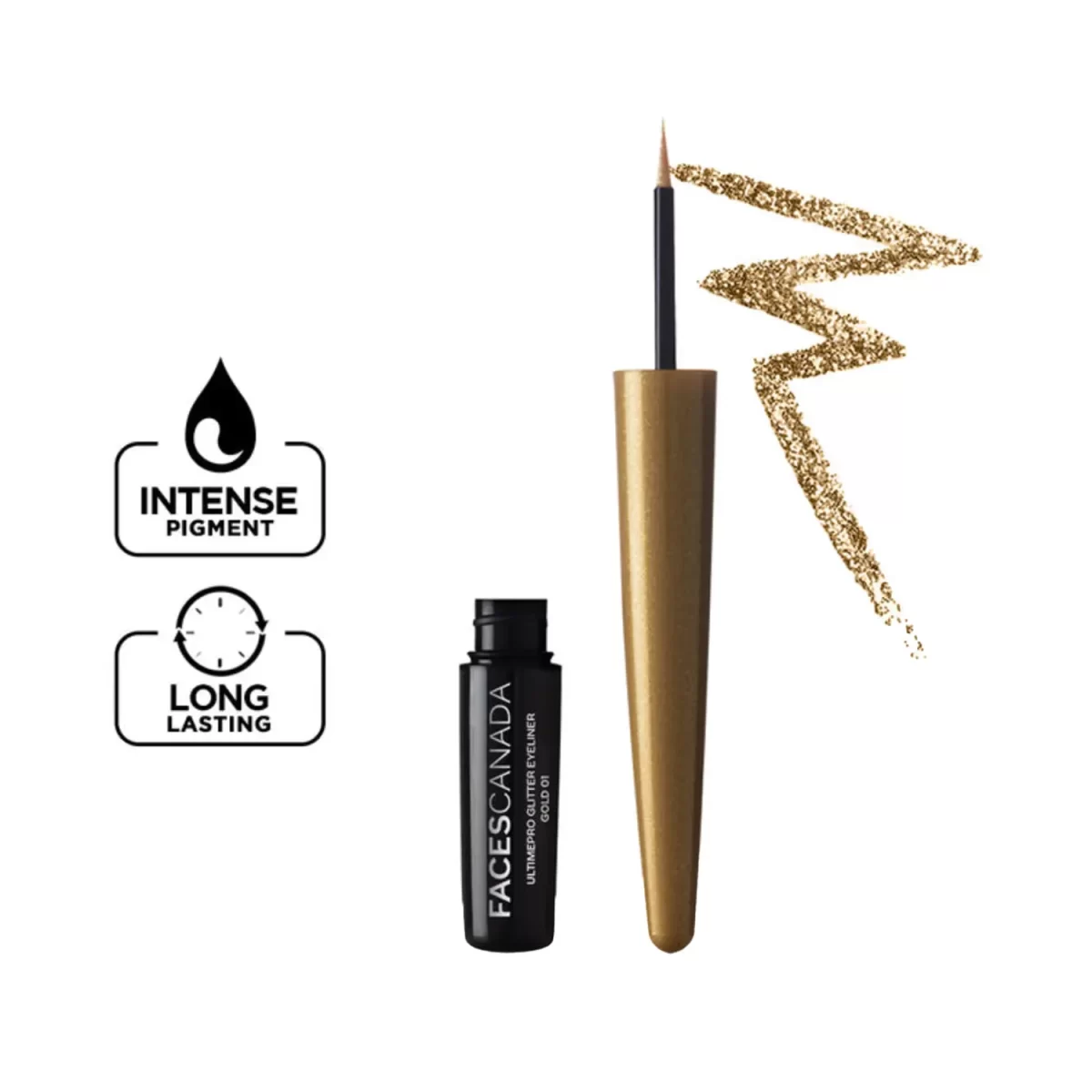 Faces Canada Ultime Pro Glitter Eyeliner 01 Gold B