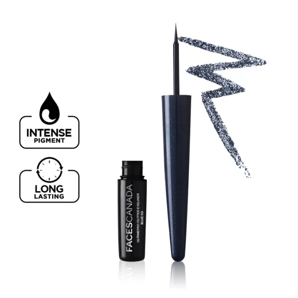 Faces Canada Ultime Pro Glitter Eyeliner 03 Blue