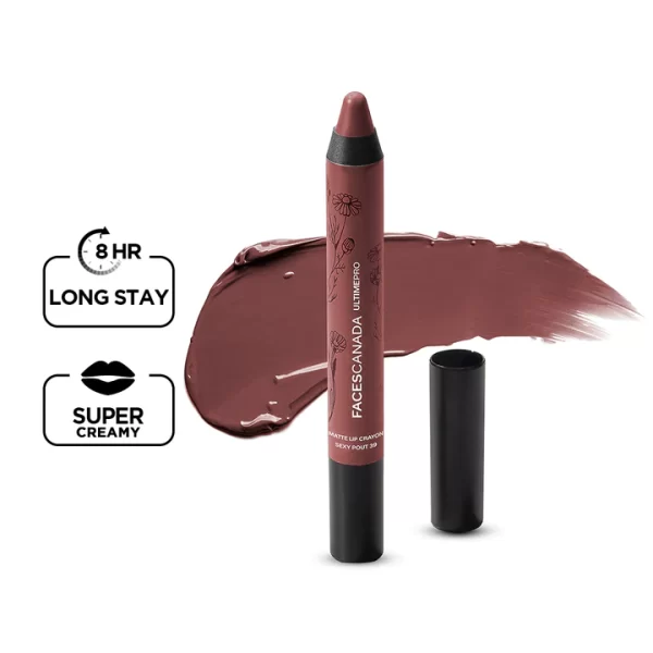 Faces Canada Ultime Pro Matte Lip Crayon With Free Sharpener Make Me Mine 37 1