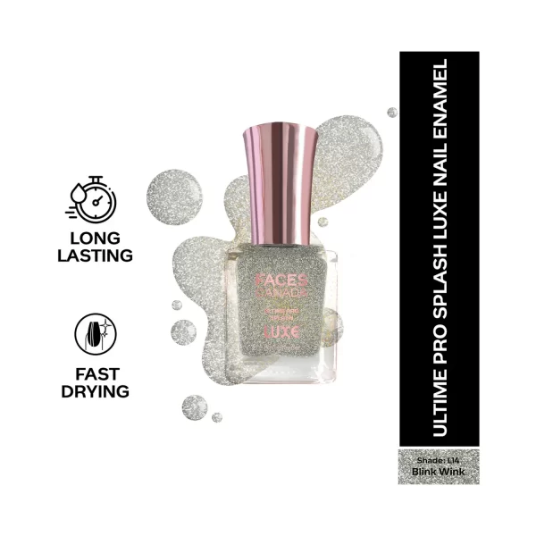 Faces Canada Ultime Pro Splash Luxe Nail Enamel L14 Blink Wink 2