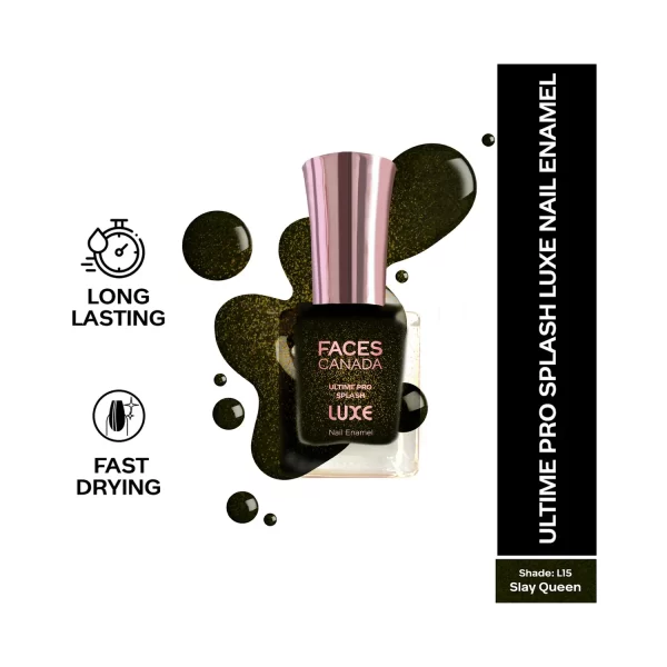 Faces Canada Ultime Pro Splash Luxe Nail Enamel L15 Slay Queen 2