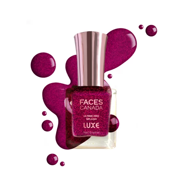 Faces Canada Ultime Pro Splash Luxe Nail Enamel L18 Ruby Rush 3