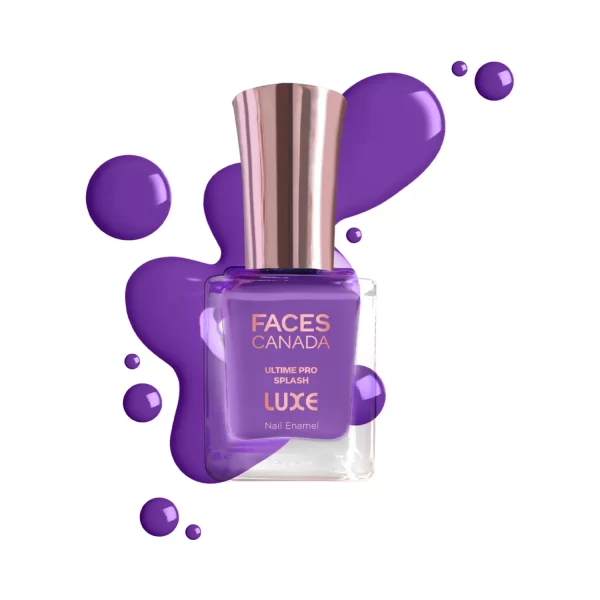 Faces Canada Ultime Pro Splash Luxe Nail Enamel L23 Amethyst 3