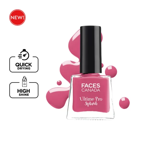 Faces Canada Ultime Pro Splash Nail Enamel 130 Pink Punch