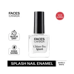 Faces Canada Ultime Pro Splash Nail Enamel 14 White O White