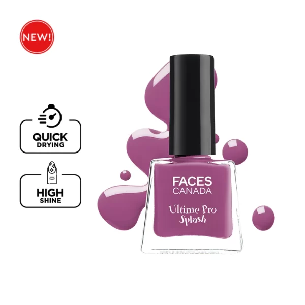 Faces Canada Ultime Pro Splash Nail Enamel 19 Purple Rain