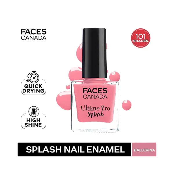 Faces Canada Ultime Pro Splash Nail Enamel 201 Ballerina 2