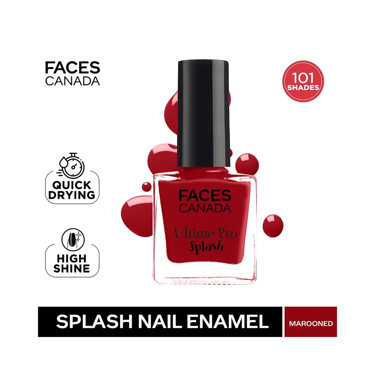 Faces Canada Ultime Pro Splash Nail Enamel 401 Marooned 1