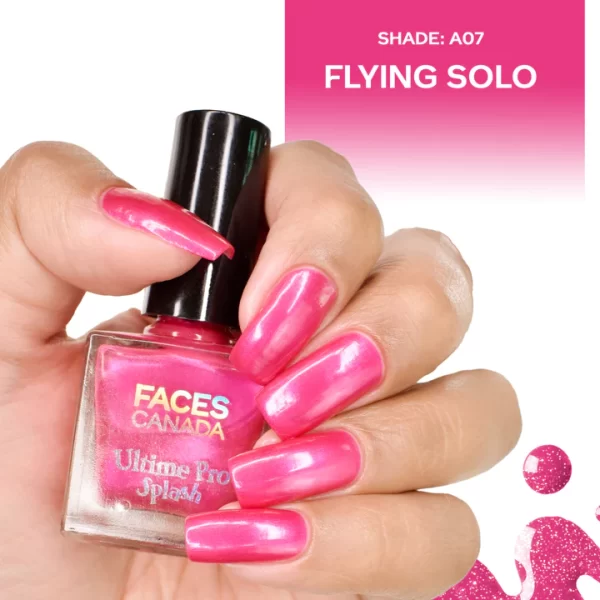 Faces Canada Ultime Pro Splash Nail Enamel Limited Edition Flying Solo A07 2