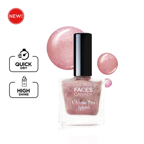 Faces Canada Ultime Pro Splash Nail Enamel Limited Edition Rosy Affair A01 2