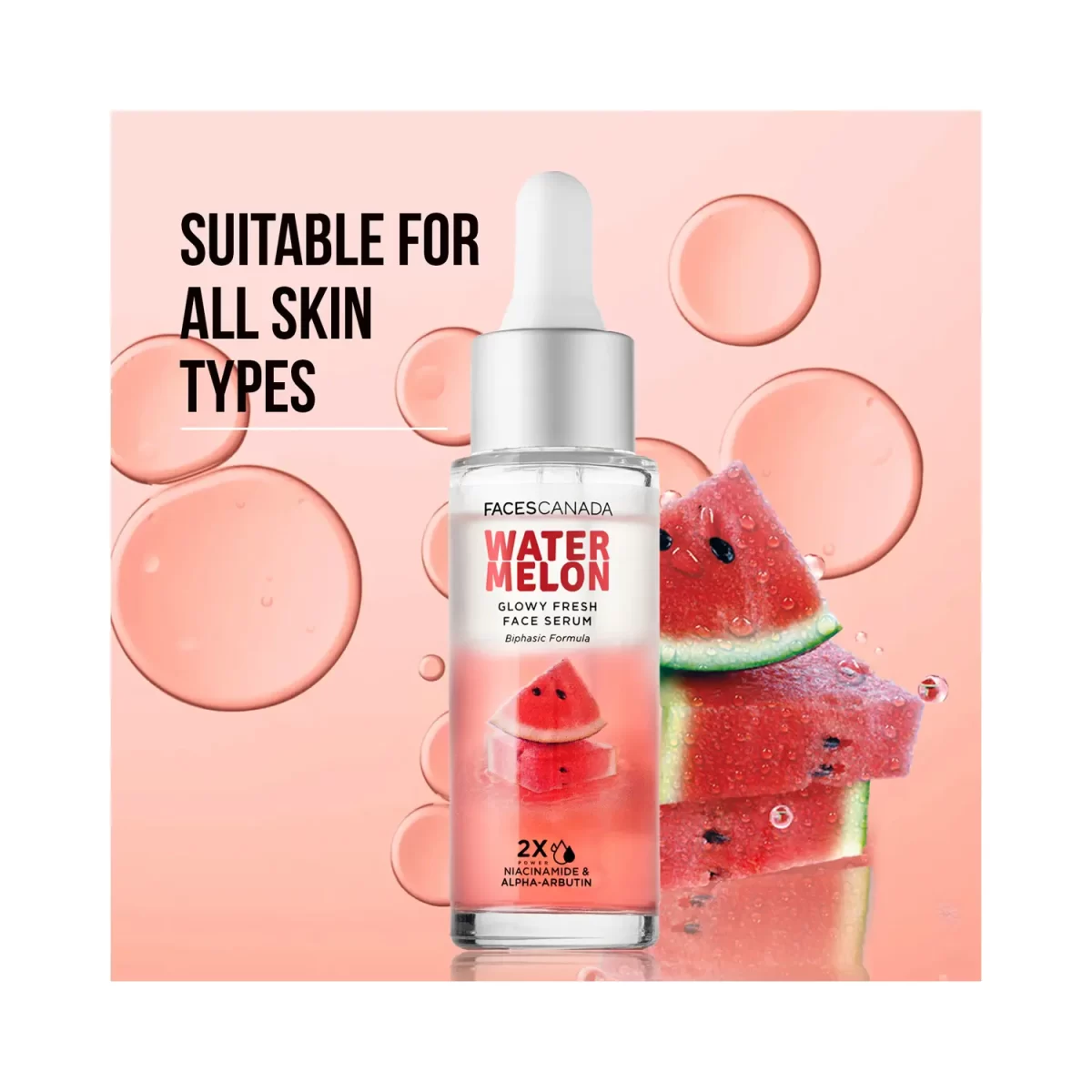 Faces Canada Watermelon Glowy Fresh Face Serum 6