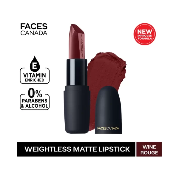 Faces Canada Weightless Matte Finish Lipstick Chilli Pepper 11 A