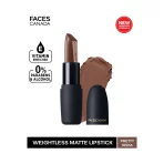 Faces Canada Weightless Matte Finish Lipstick Pretty Sepia B