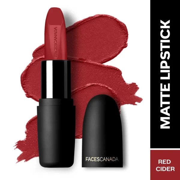 Faces Canada Weightless Matte Finish Lipstick Red Cider B